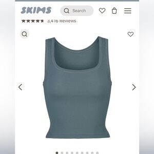 Skims ribbed tank top